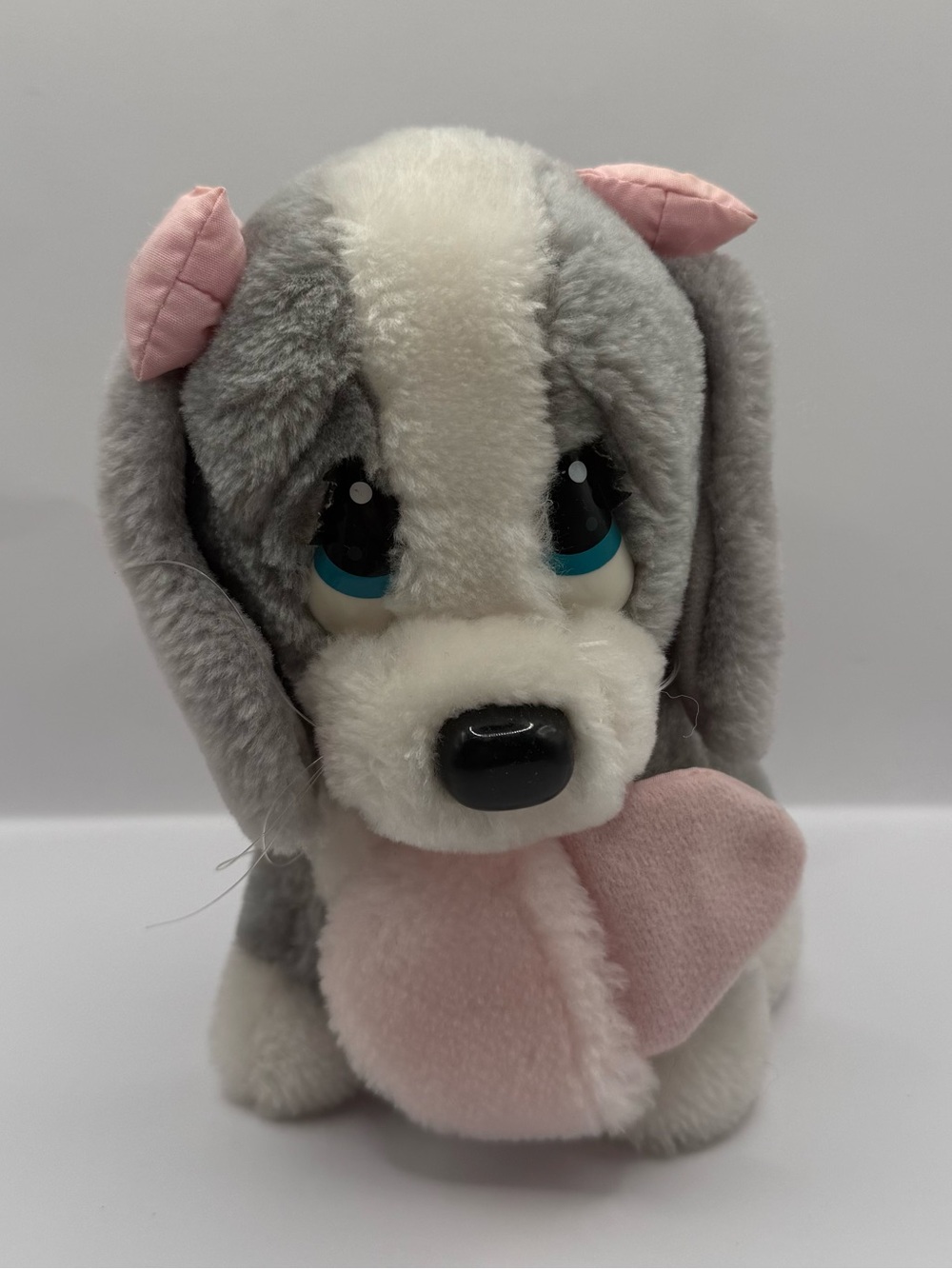 Vintage Applause Sad Sam Honey with Slipper Dog Stuffed Animal